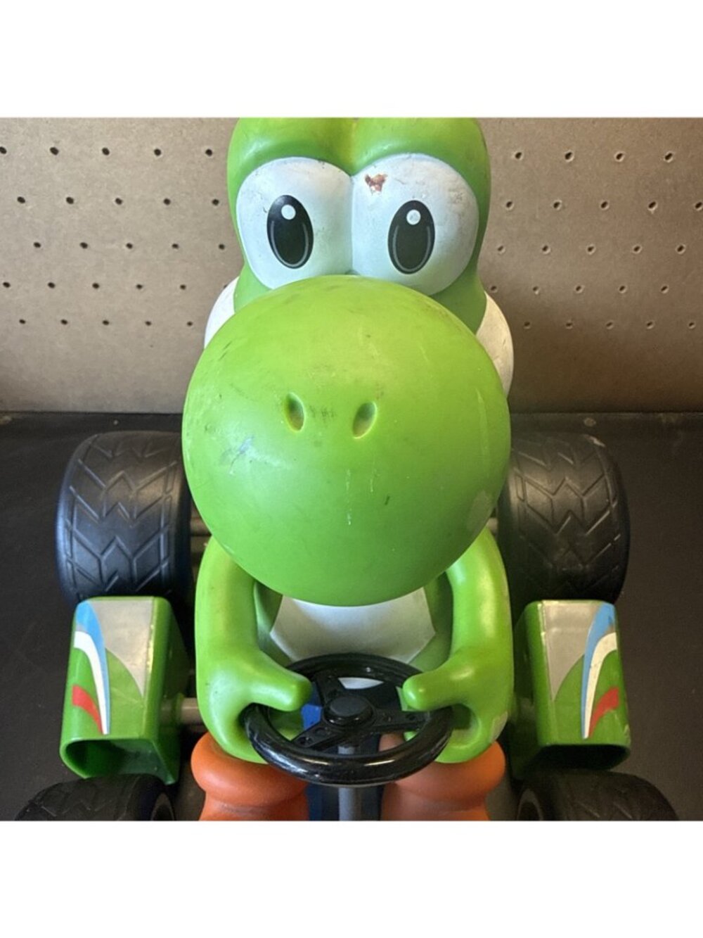 Mario Kart Wii Radio Control RC Car Yoshi Kart Large Size 17" RARE NO REMOTE - Picture 3 of 11